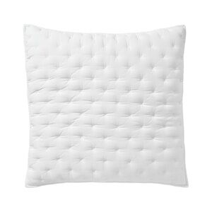 Pottery Barn White Quilted Pillow
